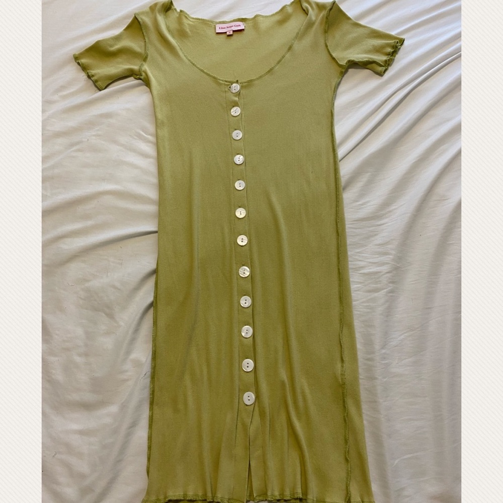 Lisa Says Gah stretch midi dress!